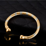 Gold-plated Magnet Health Bracelet Couple Jewelry