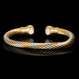 Gold-plated Magnet Health Bracelet Couple Jewelry