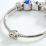 Kids Crown Rhinestone Owl Bracelet
