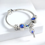 Kids Crown Rhinestone Owl Bracelet