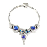 Kids Crown Rhinestone Owl Bracelet