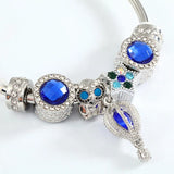 Kids Crown Rhinestone Owl Bracelet