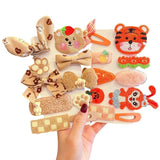 WANGAIYAO Children's Hair Clip Set - 10 Pieces Cartoon Hairpin