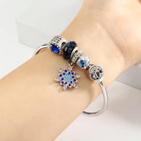 Kids DIY Beaded Bracelet Net Hand Decoration Sunflower Alloy Bracelet