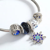 Kids DIY Beaded Bracelet Net Hand Decoration Sunflower Alloy Bracelet