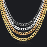 Hip-Hop Necklace 60cm Gold-Plated Domineering Men's Jewelry