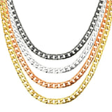 Hip-Hop Necklace 60cm Gold-Plated Domineering Men's Jewelry