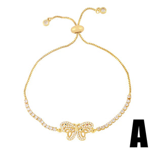 WANGAIYAO cold wind butterfly love bracelet for girls