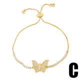 WANGAIYAO cold wind butterfly love bracelet for girls