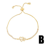 WANGAIYAO cold wind butterfly love bracelet for girls