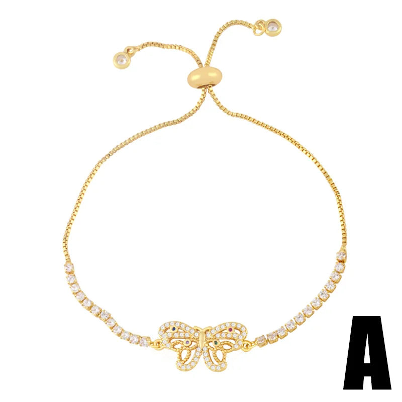 WANGAIYAO cold wind butterfly love bracelet for girls
