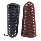 WANGAIYAO Wide Leather Bracelet Rock Punk Style