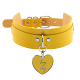 Gothic Sexy Lightning Heart Double Layer Necklace