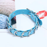 Punk Gothic Leather Necklace for Men and Women