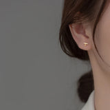 925 Silver Aircraft Stud Earrings for Women