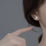 925 Silver Star Piercing Stud Earrings for Women