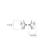 925 Silver Star Piercing Stud Earrings for Women
