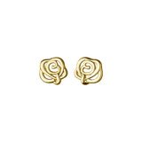 925 Silver Romantic Rose Stud Earrings French Flowers Party Jewelry