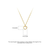 925 Silver Shell Heart Pendant Necklace Women Party Jewelry Gift