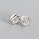 925 Silver Zircon Crown Stud Earrings for Women
