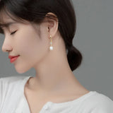 925 Sterling Silver Baroque Pearl Pendant Earrings Set