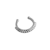 Sterling Silver Ear Cuff Non Piercing Ear Clip Earrings