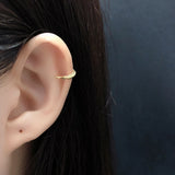 Sterling Silver Ear Cuff Non Piercing Ear Clip Earrings