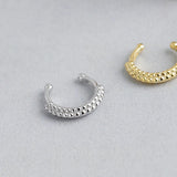 Sterling Silver Ear Cuff Non Piercing Ear Clip Earrings