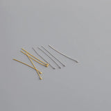 925 Silver All-match Ear Buckle Earrings for Women DIY Hoop Drop
