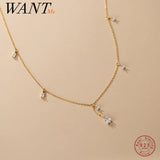 925 Silver Box Cuban Link Chain Necklace for Women