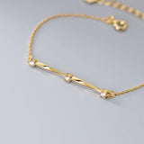 925 Silver Twist Charm Chain Bracelet Pave Zircon Bangle Wave Jewelry