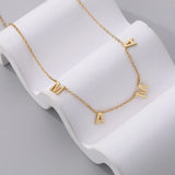 925 Silver MAMA Choker Necklace Mother's Gift