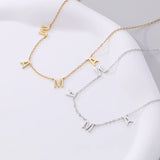925 Silver MAMA Choker Necklace Mother's Gift
