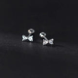 925 Silver Zirconia Stud Earrings for Women