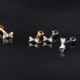 925 Silver Zirconia Stud Earrings for Women