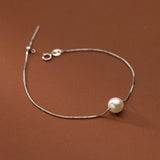 925 Silver Box Chain DIY Charms Bracelet for Women