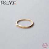 925 Silver Star Zircon Finger Ring Women Couple Jewelry