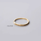 925 Silver Star Zircon Finger Ring Women Couple Jewelry