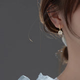 925 Silver Zircon Pendant Earrings for Women Wedding Jewelry