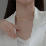 925 Silver Cuban Link Chain Bead Charm Necklace Women Teen Jewelry