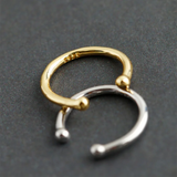 925 Sterling Silver Ear Cuff Clip-on Earrings for Women Men