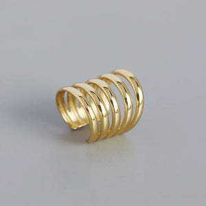 925 Silver Punk Ear Clip Earrings Unisex