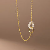 925 Silver Natural Baroque Pearl Pendant Necklace for Women