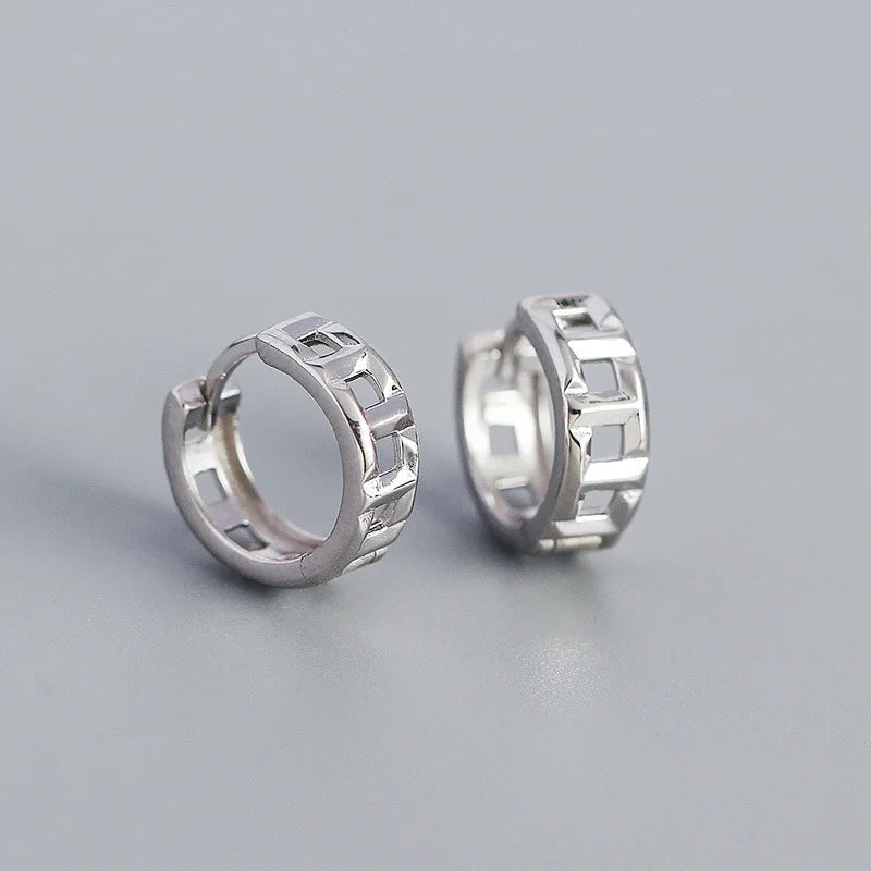 Punk Chain Gothic Ear Buckle for Women Men Jewelry Hoop Earrings