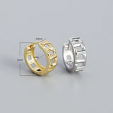 Punk Chain Gothic Ear Buckle for Women Men Jewelry Hoop Earrings