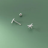 925 Silver Dragonfly Stud Earrings for Women