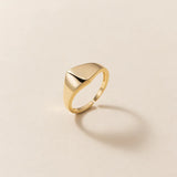 925 Silver Geometric Finger Adjustable Ring French Fine Party Jewelry