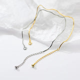 925 Silver Beach Snake Bone Chain Anklet for Women