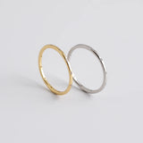 925 Silver Round Zircon Finger Ring for Women Men Couple