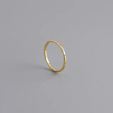 925 Silver Round Zircon Finger Ring for Women Men Couple